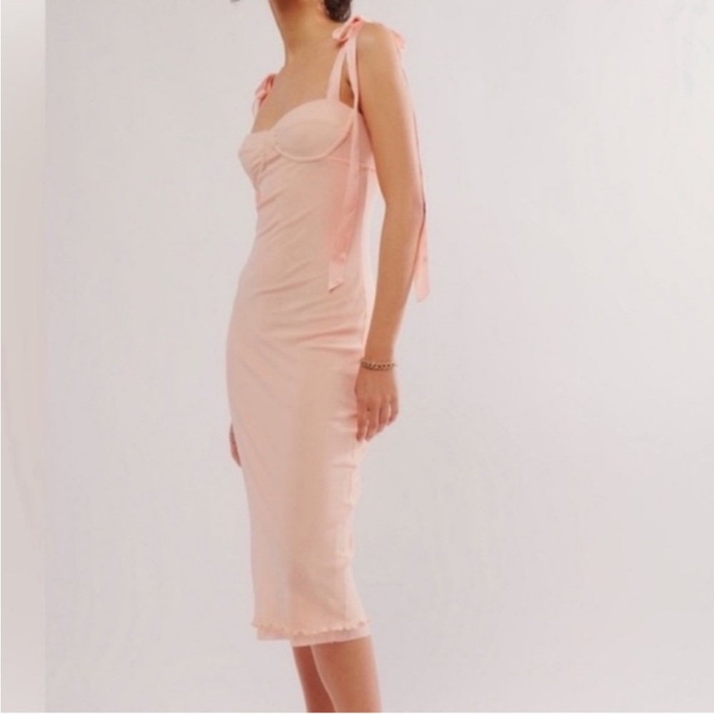 FREE PEOPLE Intimately Got Glam Mesh Slip Dress XS Small - Picture 2 of 7